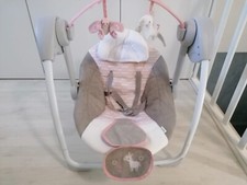 Altalena e Dondolo Pieghevole e Compatta Flora l'Unicorno -6 Velocità 12 melodie