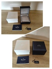 BULOVA WATCH BOX UHRENBOX SCATOLA OROLOGIO+ INSTRUCTION BOOKLET AND TAG ACCUTRON