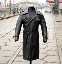 Trench pelle vintage anni - , 70