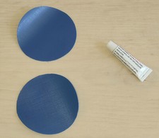 2x Patch Riparazione Vinile +