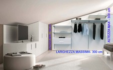 Cabina Armadio per MANSARDA