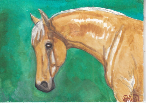 Aceo originale acquerello arte - originale,