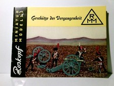 Militaria. cannoni del passato. Roskopf. Modelli in miniatura / Traunreut Ob