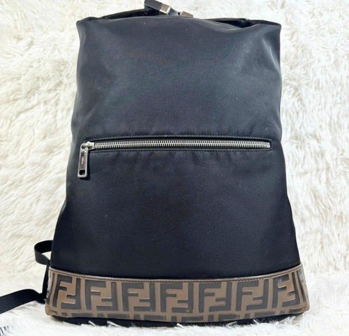 Zaino fendi nylon pelle - fendi, in