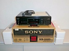 Sony SCD-555ES Lettore SACD High-End Nero in IMBALLO ORIGINALE, Laser NUOVO, 2 anni di garanzia