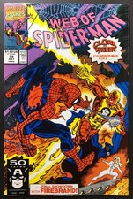 Web Of Spiderman 51 - 83 scegli dal 1989 Marvel Comics Originali USA Black Suite