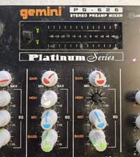 GEMINI PS-626 PRO 2 PRO STEREO