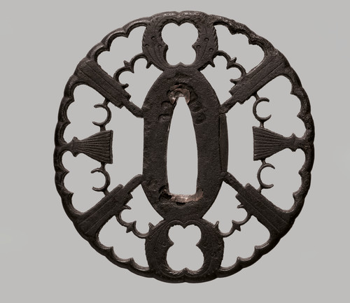 Tsuba akasaka 赤坂忠重 - akasaka,