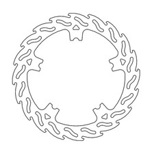 Disco freno Flame di destra VA per Harley-Davidson Dyna Touring V-Rod 06-25 TÜV