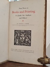 Some Notes On Books And