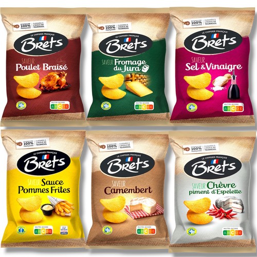 Brets chips set - brets, 6