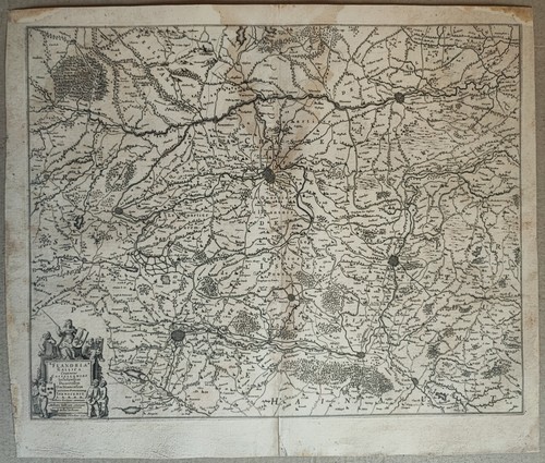 Carte mercator hondius 1633 - carte,