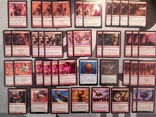 MAZZO CARTE MAGIC MONO ROSSO DRAGHI N. 1037 NO MOX BLACK LOTUS TARMOGOYF LILIANA