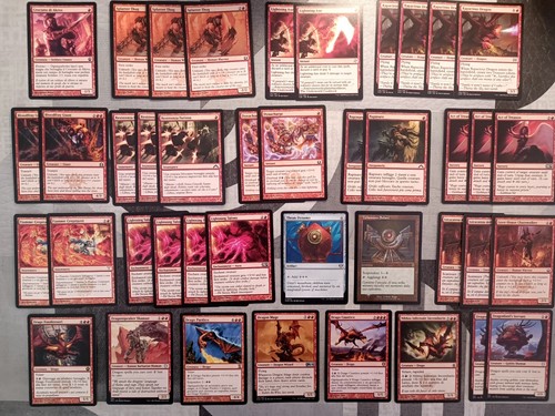 Mazzo carte magic mono rosso - carte,