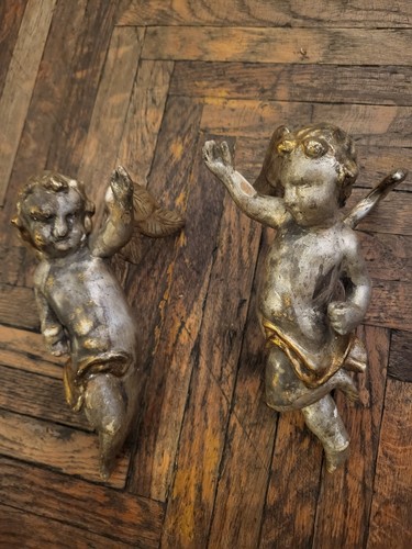 Angeli antichi legno - angeli, xviii