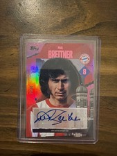 Set squadra Topps FC Bayern Monaco - Paul Breitner /99 Legend auto
