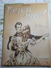 Spartito musicale tesoro mio Becucci