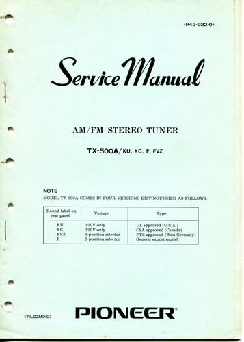 Manuale servizio - manuale,