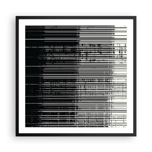 Poster 60x60cm bianco nero - 60x60cm,
