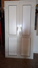 porta per esterno in alluminio in buono stato 