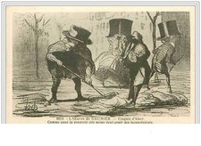 ILLUSTRATEURS.DAUMIER.L' Daumier.croquis Invernale