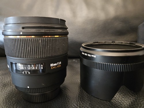 Sigma 85mm dg - 1.4, ex