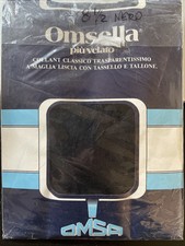 1 Collant Omsa Vintage 15den RHT Sexy Omsella - Misura 1 Col. Nero