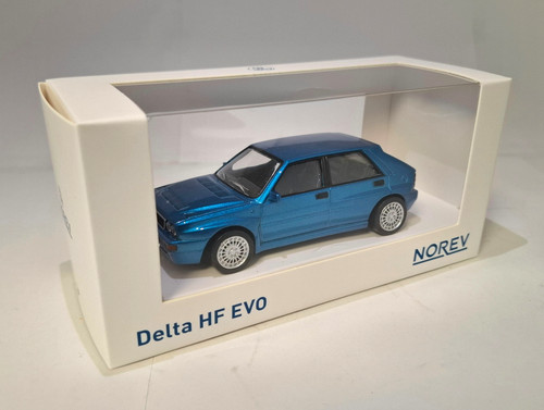 Lancia delta evo - blu, 1/43