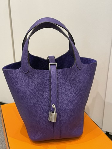 Hermes picotin nuovo viola - nuovo,