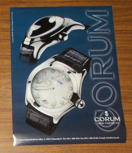 Seltene werbung vintage corum - seltene,