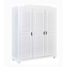 Armadio a 3 Ante Bianco Legno