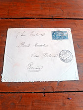 Busta da lettera spedita a Sua Eccellenza Benito Mussolini - Villa Torlonia