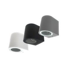 APPLIQUE CURVATO LAMPADA DA PARETE MURO PER LED GU10 USO INTERNO ESTERNO FARETTO