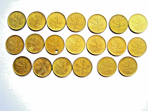 Lotto monete lire - 20,