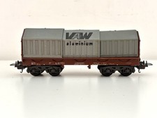 LIMA Italia Carro Chiuso con Tetto ad Apertura Telescopica a Carrelli Scala H0