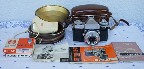 Contaflex zeiss ikon tessar - iv,