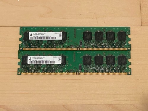 Qimonda memory kit - kit, (2x1gb)