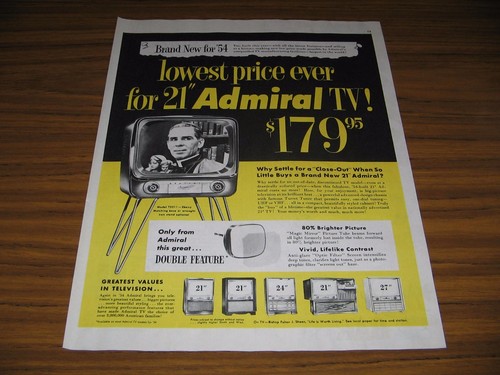 Televisore 1954 stampa - 1954,