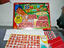 GIOCHI di SOCIETA' TOMBOLA STELLA SUPER SPECIAL 24 cartelle plastica AFFARE!