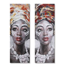 SET 2 QUADRI DONNE AFRICANE