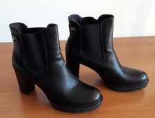 Stivaletti donna invernali. Ecopelle. Flyfor mod. B12216. Misura 39. Colore nero