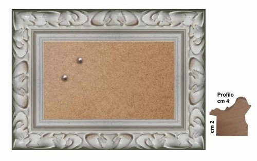 Cornice bianca shabby con - bianca,