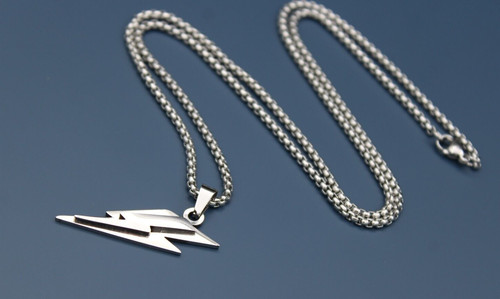Collana flash acciaio inox - flash,