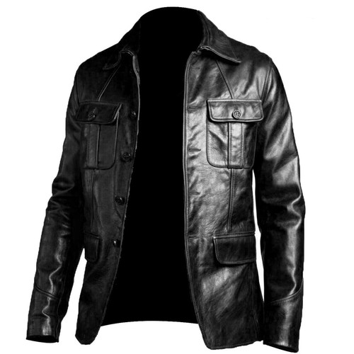 Blazer uomo vera pelle - uomo, nero