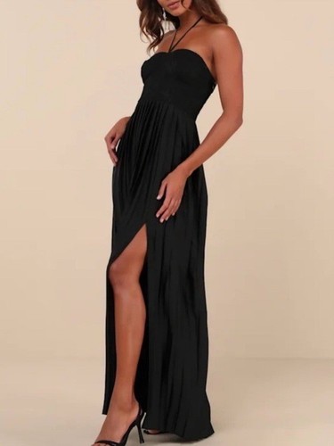 Maxi abito nero lulus - maxi,