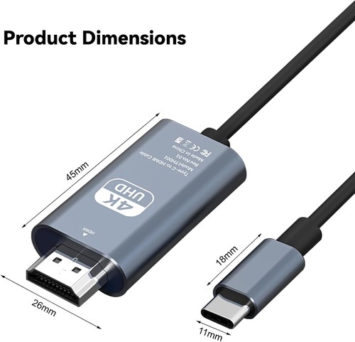 Cavo usb hdmi 2m - hdmi, c