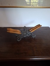 Set Vintage 6 Forchette per Fondue Bourguignonne Artigianale Francia Pezzo Unico