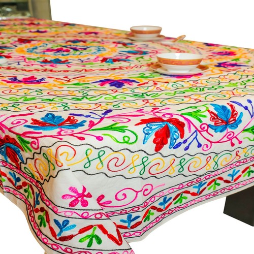 Tovaglia aari work ricamata - aari,