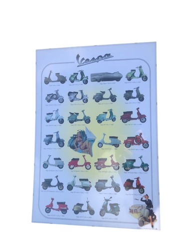 Quadro poster piaggio - piaggio, vespa