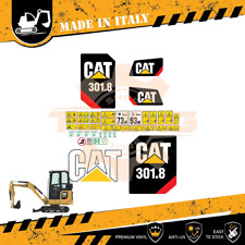 Kit Adesivi Mezzi da Lavoro Caterpillar Escavatore 301.8